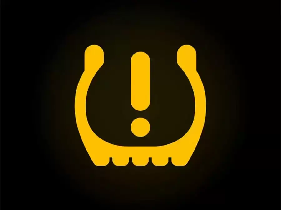 Ký hiệu cảnh báo áp suất lốp ô tô